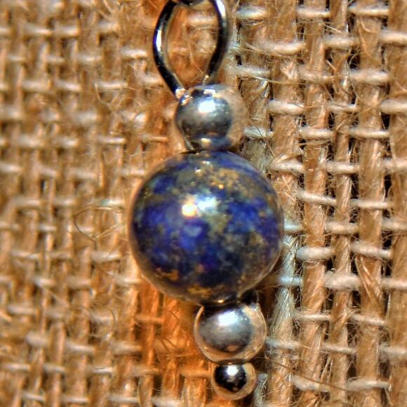 Powerful Lapis Lazuli Necklace Earrings & Ring Set - Picture 9 of 16